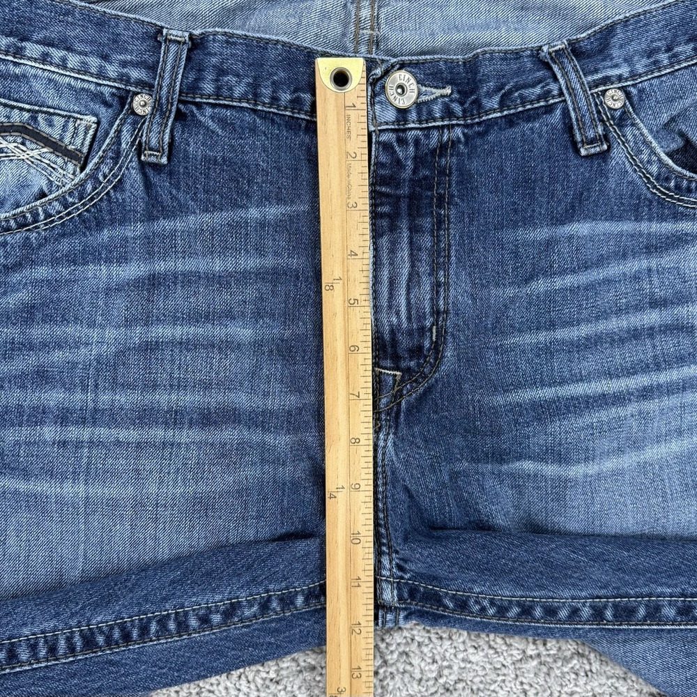 Cinch Ian Jeans Men's 40x32 Bootcut Western Cowboy Whiskering Crazy Fade - Picture 5 of 10